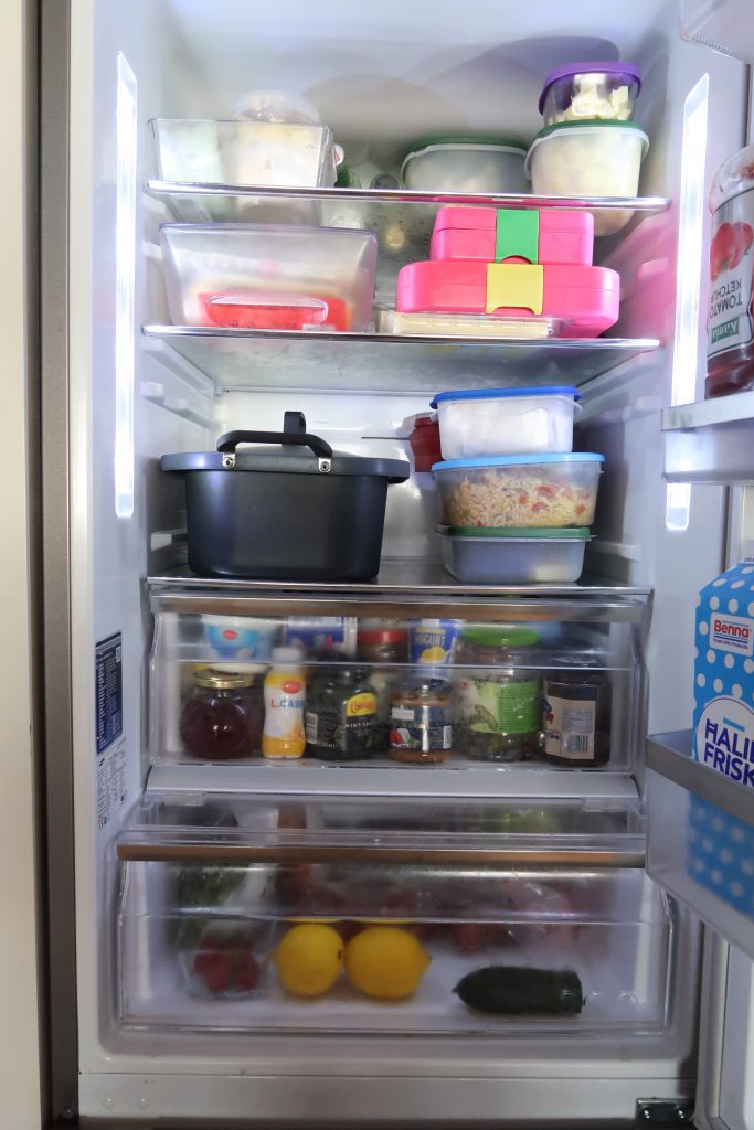 crockpot in fridge